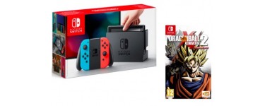 Auchan: Console Nintendo Switch + Dragon Ball Xenoverse 2 à 329,99€