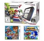 Cdiscount: Nintendo 2DS avec Mario Kart 7 + Inazuma Eleven 3 + Sonic Lost World à 99,99€