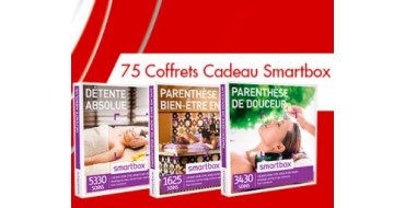 Bons plans des marques: 1 week-end relaxant près de Bordeaux et 75 coffrets cadeaux Smartbox à gagner