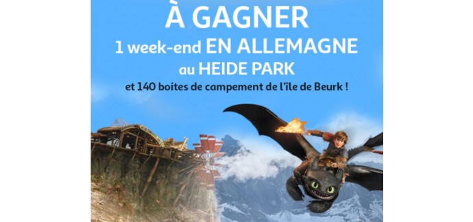 Auchan: 1 weekend au Heide park pour 4 & 140 boites Playmobil à gagner