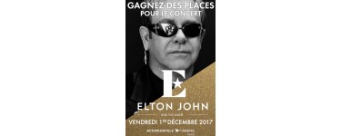 Le Parisien: 2 lots de 2 places pour le concert d'Elton John le 01/12 à Paris à gagner