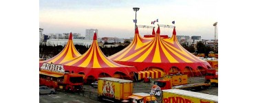 FranceTV: 10 pass famille pour le Cirque Pinder le 09/12 à Paris à gagner