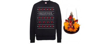 Zavvi: 1 figurine Q-Fig Deadpool offerte pour l'achat de ce pull de Noël 