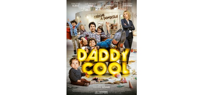 NRJ: 25 lots de 2 places de cinéma pour le film "Daddy Cool" à gagner
