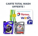 Cdiscount: 1 carte de lavage Total Wash offerte pour l'achat d'un bidon d'huile de 5L