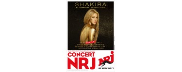 NRJ: 6 × 2 places pour le concert de Shakira le 10 ou 11/11 à Paris à gagner