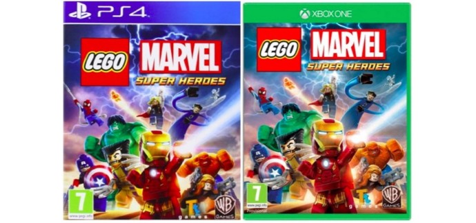 Base.com: Jeu LEGO Marvel Super Heroes à 13,63€ sur PS4 et 13,79€ sur Xbox One