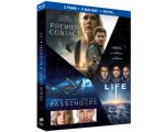 Amazon: Coffret Blu-ray 3 films : Premier contact + Passengers + Life à 12,99€