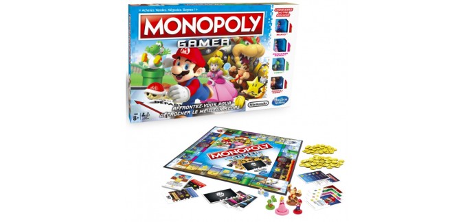 Amazon: Monopoly Gamer Mario par Hasbro - C18151010 à 23,41€