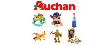 Auchan: 10€ offerts par tranche de 50€ d’achat de jouets (max 30€ offerts) 