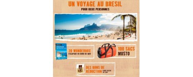 Jacques Vabre: 1 voyage au Brésil pour 2 personnes à gagner + lots par instants gagnants