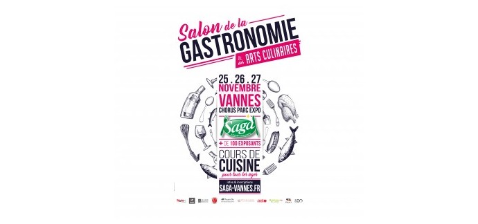 Ouest France: 50 places pour le salon de la gastronomie à Vannes à gagner