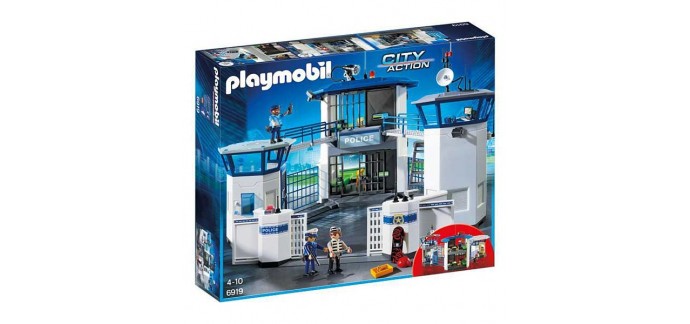 King Jouet: Commissariat de police avec prison - Playmobil City Action- 6919 à 69,99€
