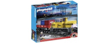 Auchan: Train porte conteneur radio commandé Playmobil 5258 à 89,99€