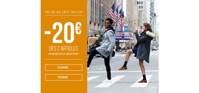 Bonobo Jeans: Offre spéciale grand froid : -20€ dès 2 articles achetés de la sélection