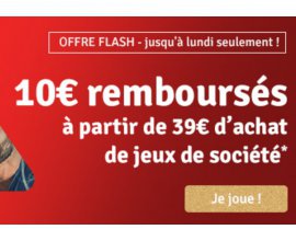 Avenue des Jeux: 10€ remboursés à partir de 39€ d'achat sur les jeux de société