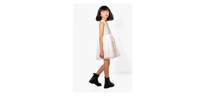 Boohoo: Robe tutu en dentelle pour filles à 17€ 