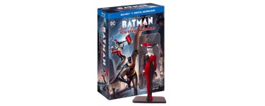 Zavvi: Coffret Blu-ray édition limitée Batman et Harley Quinn avec Figurine à 10,25€