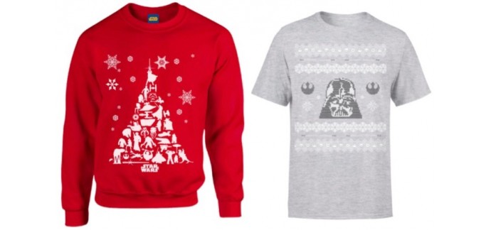 Zavvi: 1 t-shirt offert pour l'achat d'un pull de Noël Star Wars