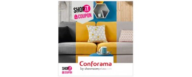 Showroomprive: Payez 30€ pour 60€ de bon d'achat chez Conforama