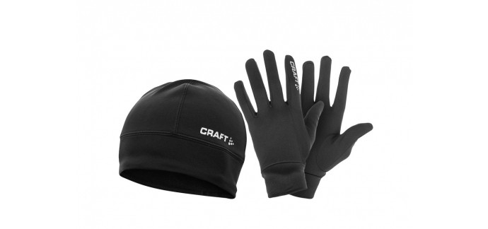 Probikeshop: Pack bonnet et gants Craft à 22,99€ au lieu de 35€