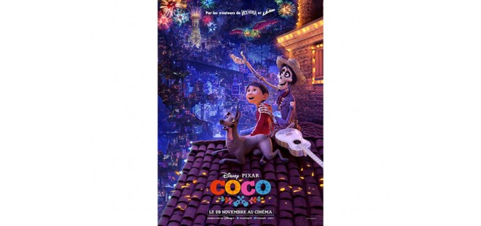 Femme Actuelle: Des cadeaux et des places de cinéma pour le dessin animé Coco à gagner