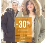 Bonobo Jeans: -30% sur les manteaux, vestes et parkas de la collection Automne/Hiver 2017
