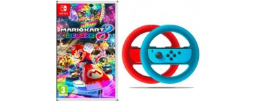 Fnac: Mario Kart 8 Deluxe sur Nintendo Switch + 2 volants BigBen à 49,99€