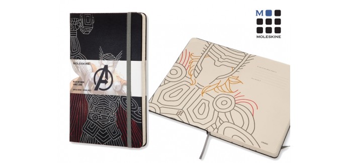 Moleskine: Carnet The Avengers Édition limitée Thor à 16,03€ au lieu de 22,90€
