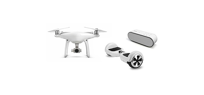 Kyriad: 2 Hoverboards , 2 drones, 2 enceintes à gagner 