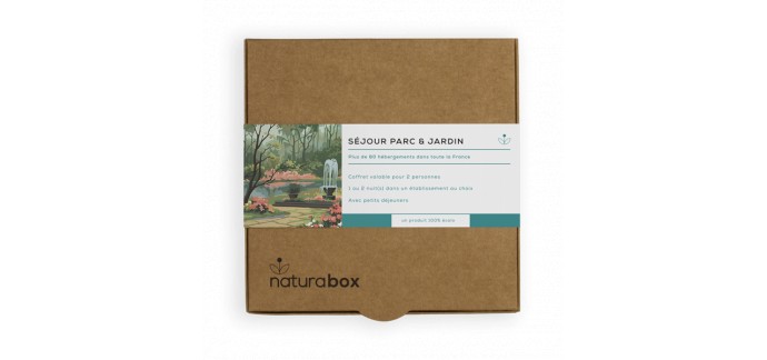 Elle: 1 Natura box "Séjour parc & jardin" à gagner