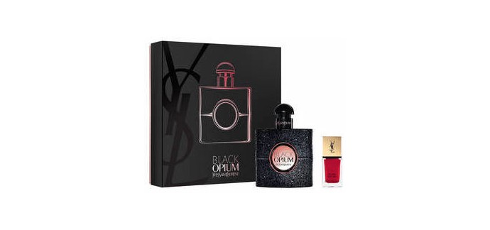 Sephora: Coffret Eau de Parfum Black Opium de YVES SAINT LAURENT à 69,70€