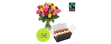Aquarelle: Le bouquet multicolore + le ballotin de 28 rochers à 27 € au lieu de 32 €
