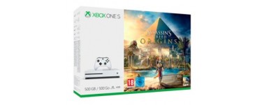 Micromania: -100€ sur les Xbox One S 500Go. Ex: console + Assassin's Creed Origins à 179,99€