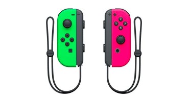 Cdiscount: Paire de manettes Joy-Con Splatoon pour Nintendo Switch en soldes à 58,41€