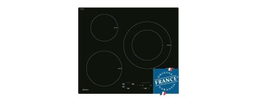 Cdiscount: Table de cuisson SAUTER SPI4300B 3 zones, 7200W  Revêtement verre à 249,99€