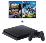 Cdiscount: PS4 Slim 500 Go + Call of Duty World War II + Horizon : Zero Dawn à 309€