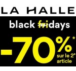 La Halle: [Black Friday] 70% de réduction sur le 2e article acheté parmi une sélection