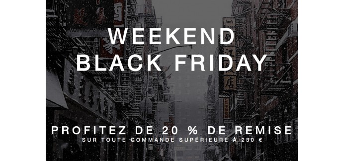 The North Face: 20% de réduction immédiate à partir de 230€ d'achat pour Black Friday