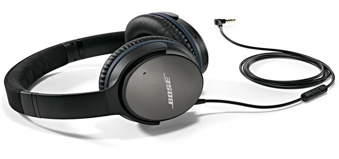 Bose: Casque à réduction de bruit Bose® QuietComfort 25 pour appareil Apple à 199,95€