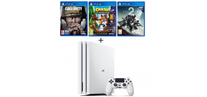 Cdiscount: [Black Friday] PS4 Pro + Crash Bandicoot + Destiny 2 + CoD World War 2 à 389,99€