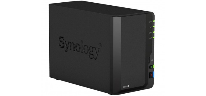 LDLC: NAS Synology DS218+ 2 baies à 277,02€ au lieu de 342,95€ pour Black Friday