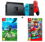 Cdiscount: Nintendo Switch + The Legend of Zelda + Super Mario Odyssey à 399,99€