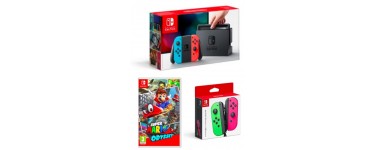 Fnac: 10% de remise pour l'achat d'une console Nintendo Switch + 1 jeu ou 1 accessoire