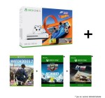 Cdiscount: Pack Xbox One S 500Go blanche + 4 jeux + 1 DLC à 189€ pour Black Friday