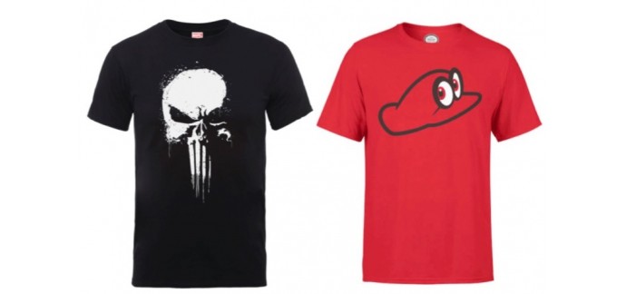 Zavvi: 2 t-shirts Geek (Marvel, DC Comics, Star Wars, ...) pour 22€