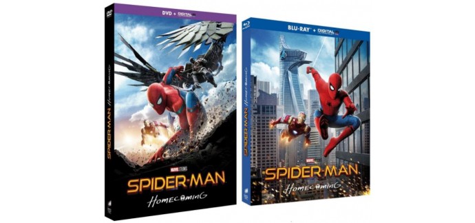 Allociné: Des Blu-ray & des DVD "Spider-Man Homecoming" à gagner