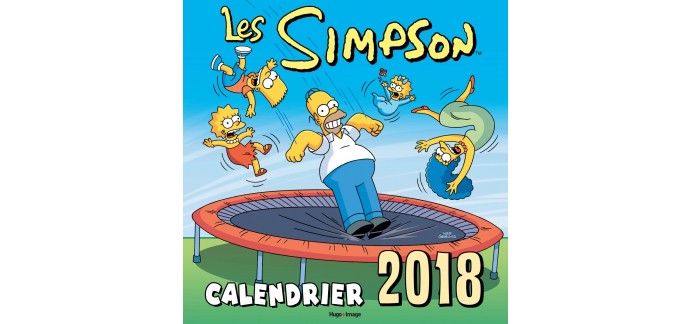 Rire et chansons: 50 calendriers muraux Les Simpson 2018 à gagner