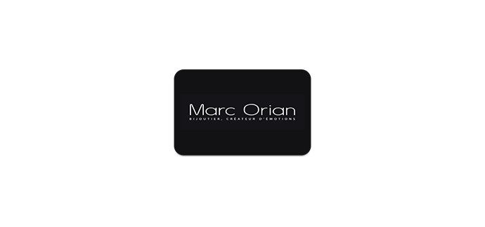 Marc Orian: 4% de remise cumulable avec les promotions