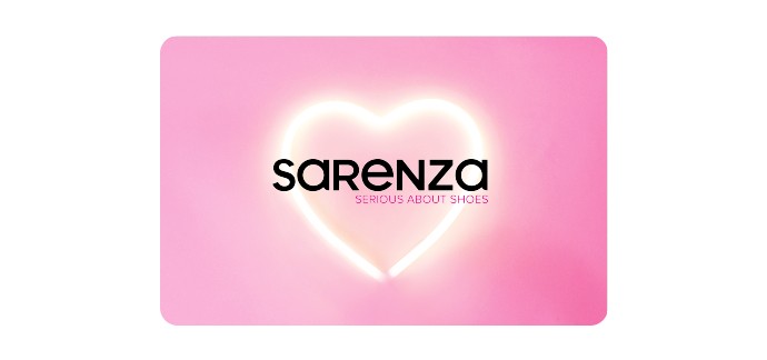 Sarenza: Cartes cadeaux Sarenza : jusqu'à 20% de réduction immédiate